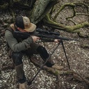 Springbok Tripod, Lightweight Hunting Rifle Support, Multi-Material Construction, 1.7 Lbs, 60-inch Max Height, 3-inch Min Height, Silicone Grip, Quick