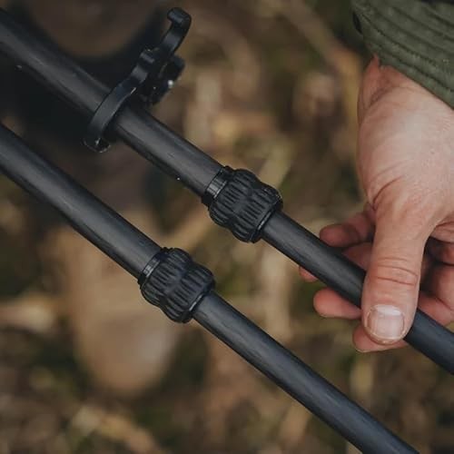 Springbok Tripod, Lightweight Hunting Rifle Support, Multi-Material Construction, 1.7 Lbs, 60-inch Max Height, 3-inch Min Height, Silicone Grip, Quick