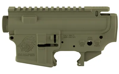 Sons of Liberty Gun Works, Scalper receiver set, stripped receivers, Olive Drab Green Cerakote Finish