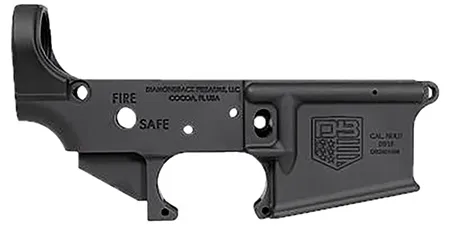 Diamondback Firearms, DB15 lower receiver, Stripped, Anodized Black, Forged Aluminum