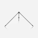 Spartan Precision Springbok Tripod, Silicone Grip, Black