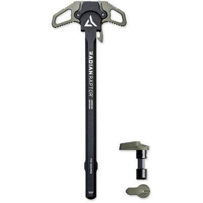 Radian Weapons Combo Raptor Charging Handle with Talon Safety, AR15 OD Green