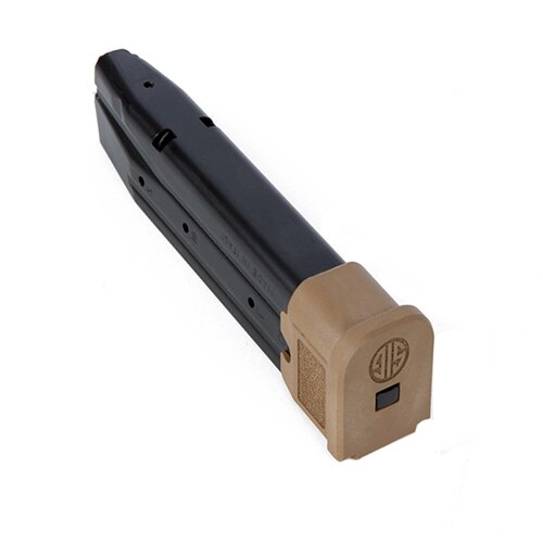 Sig Sauer, 9mm magazine, 21 rounds, fits P320, coyote