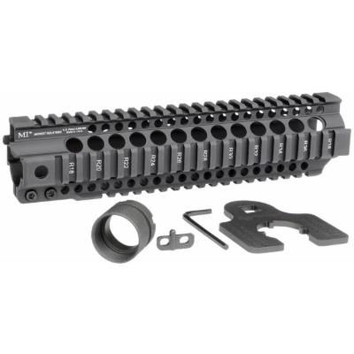 Midwest Industries 10in Quad Rail Handguard, Black