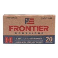 Frontier Cartridge, 5.56x45mm NATO Ammo, 68 Grain, 20 Rounds